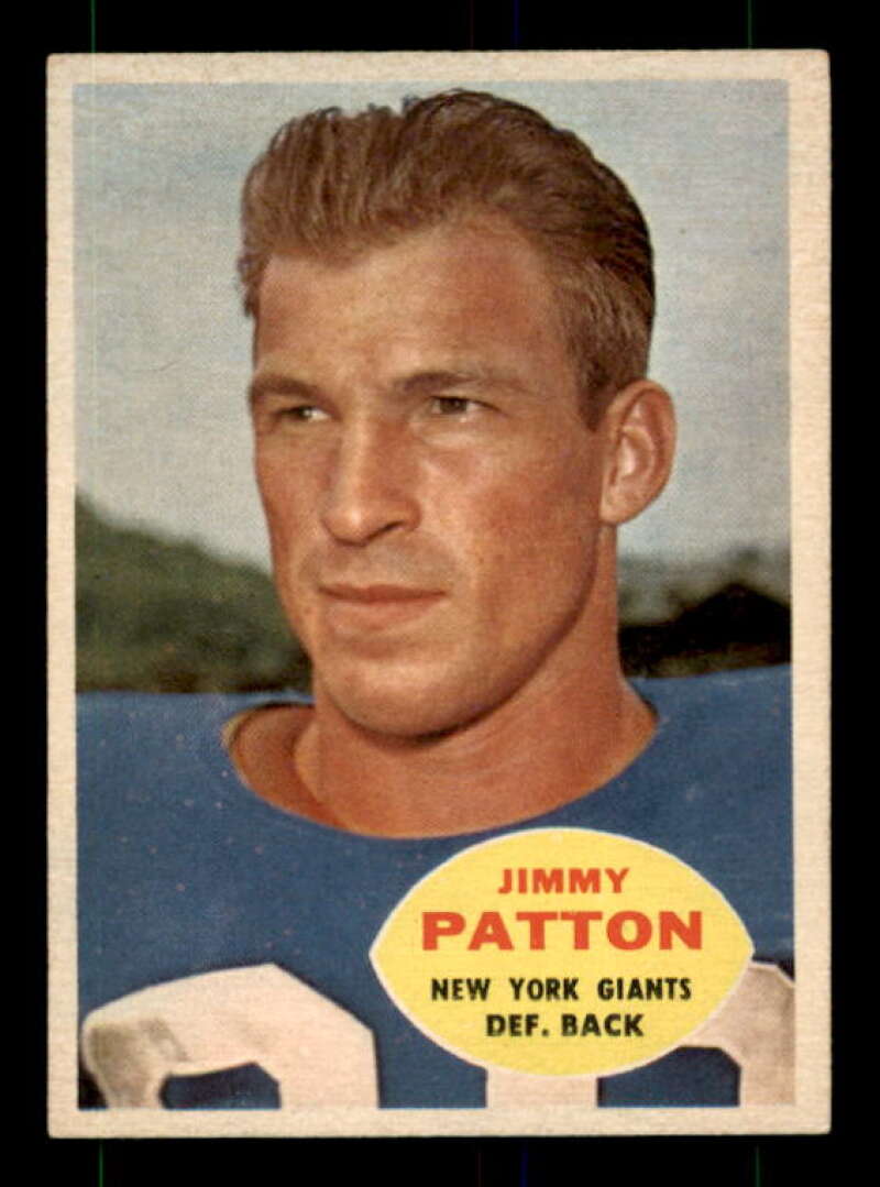 Jim Patton Card 1960 Topps #79 Image 1