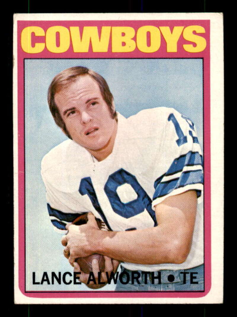 Lance Alworth Card 1972 Topps #248 Image 1