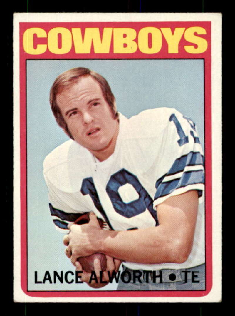 Lance Alworth Card 1972 Topps #248 Image 1