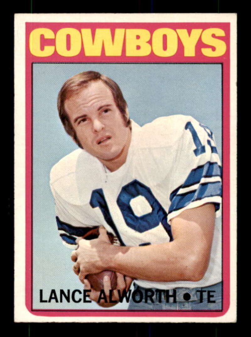 Lance Alworth Card 1972 Topps #248 Image 1