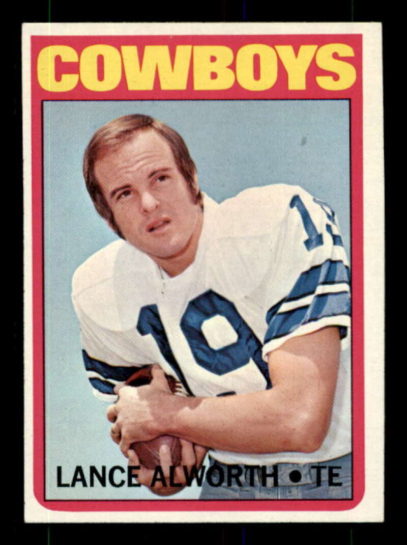 Lance Alworth Card 1972 Topps #248 Image 1