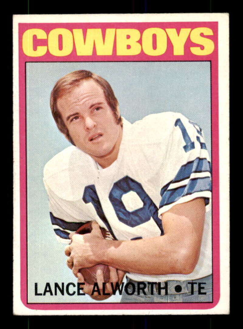 Lance Alworth Card 1972 Topps #248 Image 1