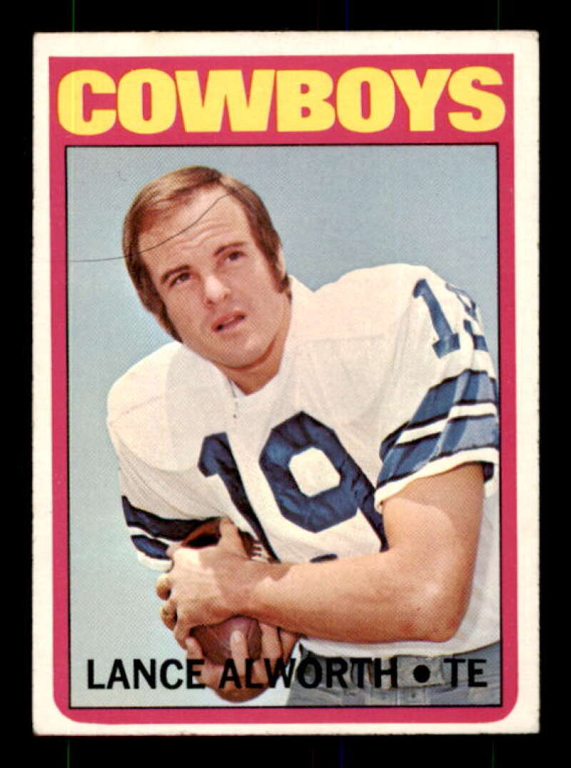 Lance Alworth Card 1972 Topps #248 Image 1