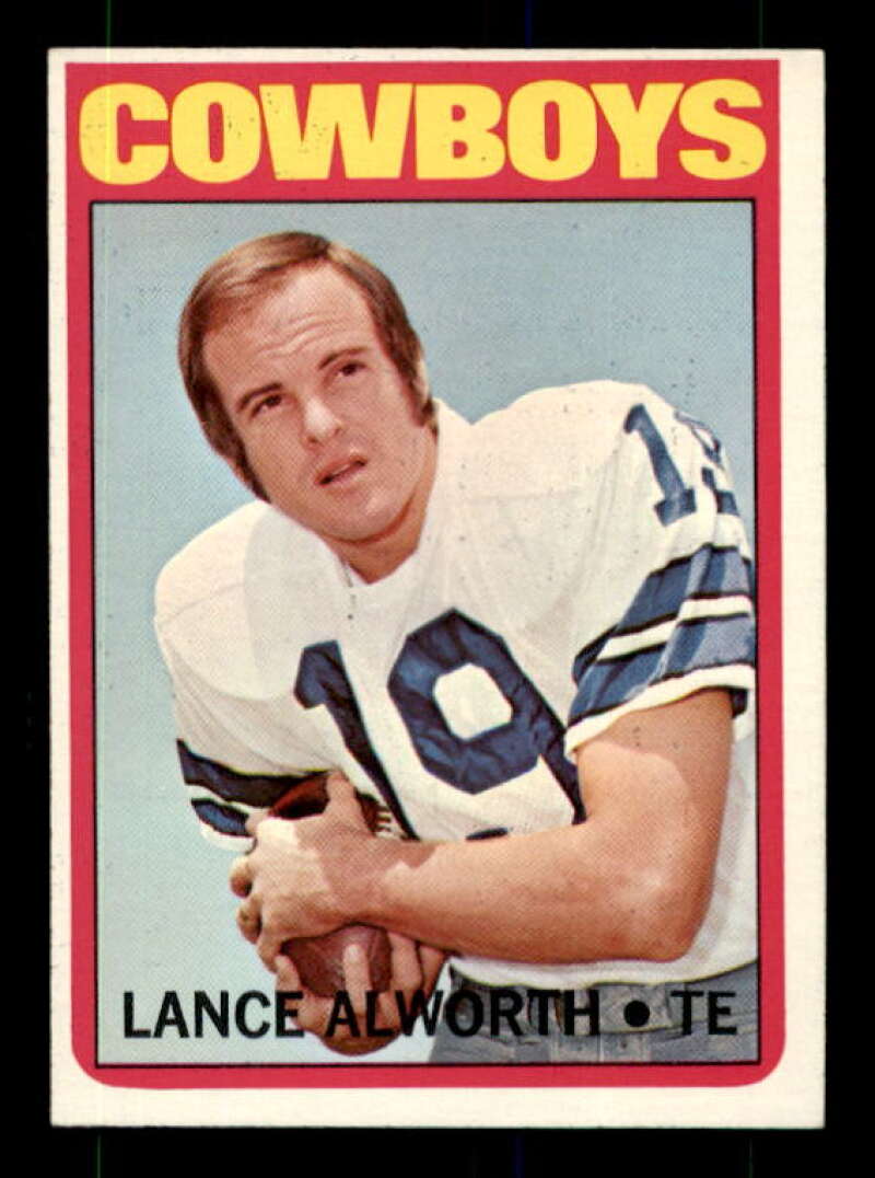 Lance Alworth Card 1972 Topps #248 Image 1