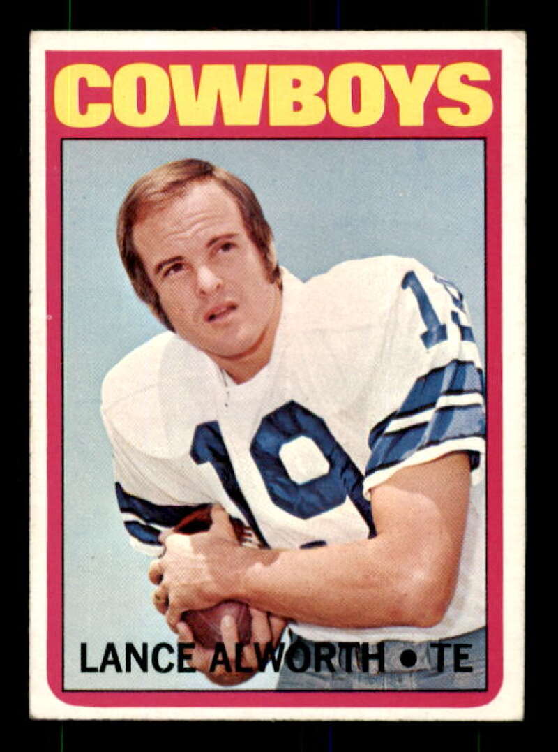 Lance Alworth Card 1972 Topps #248 Image 1