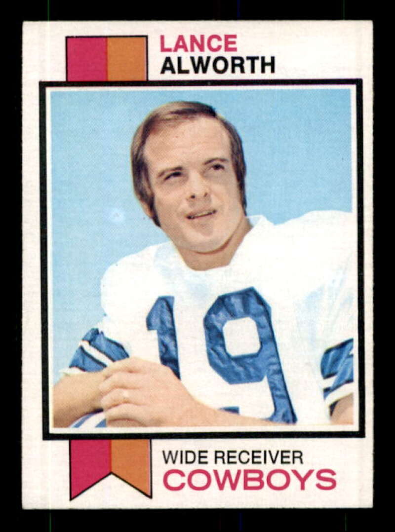 Lance Alworth Card 1973 Topps #61 Image 1