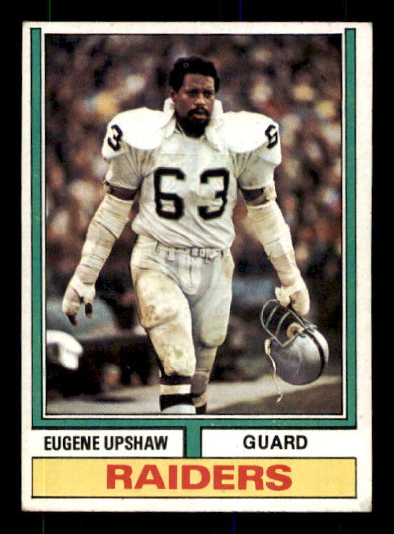 Gene UpshawCard 1974 Topps #65 Image 1