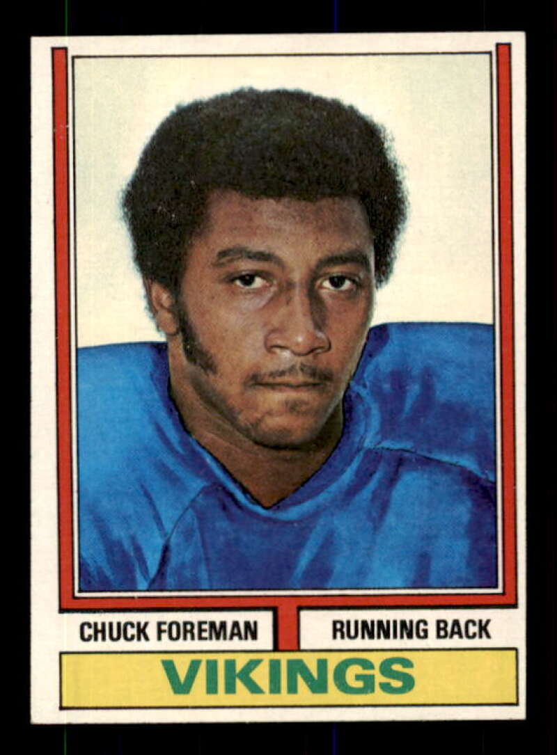 Chuck Foreman Rookie Card 1974 Topps #113 Image 1