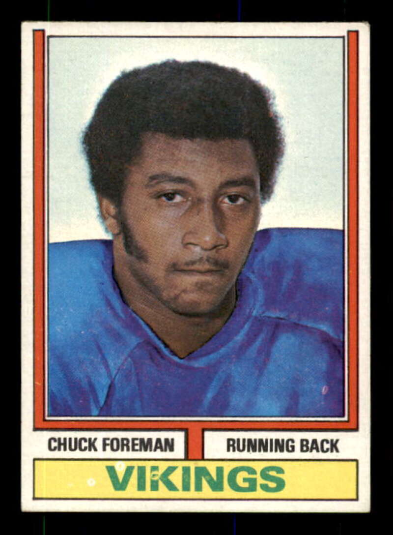 Chuck Foreman Rookie Card 1974 Topps #113 Image 1