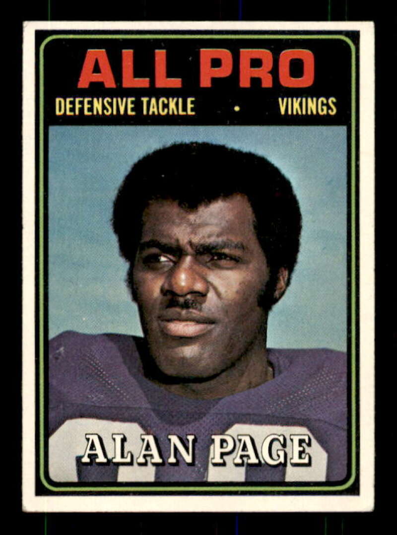 Alan Page AP Card 1974 Topps #134 Image 1