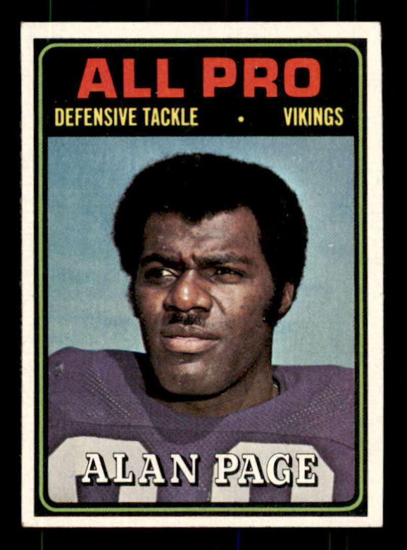 Alan Page AP Card 1974 Topps #134 Image 1