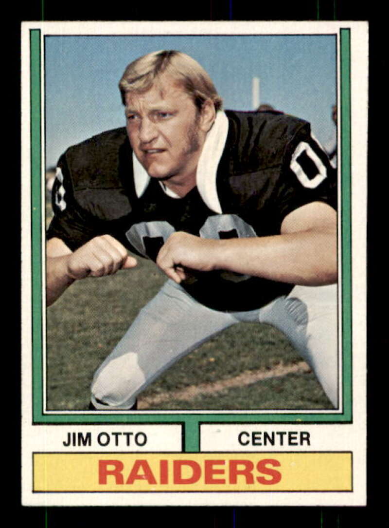 Jim Otto Card 1974 Topps #409 Image 1