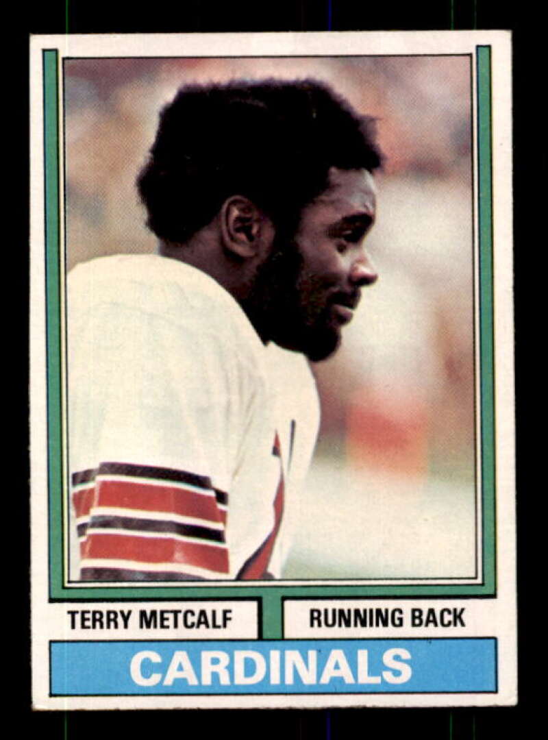 Terry Metcalf Rookie Card 1974 Topps #444 Image 1