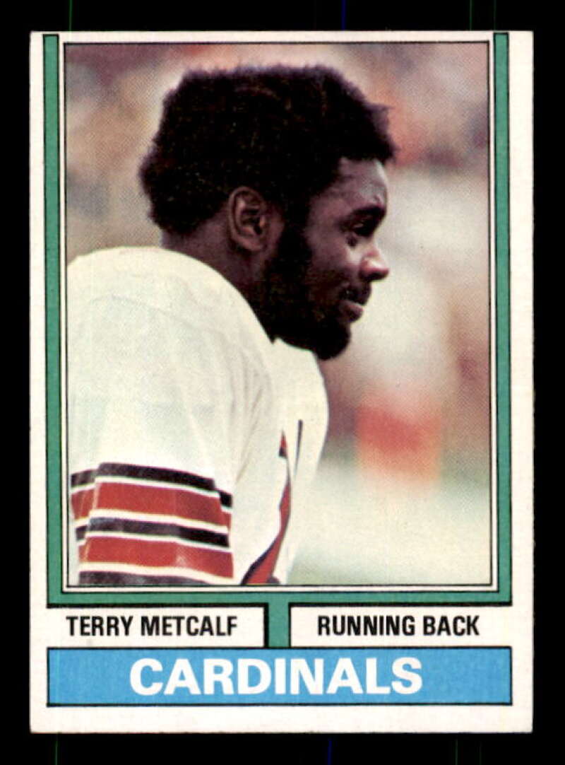 Terry Metcalf Rookie Card 1974 Topps #444 Image 1