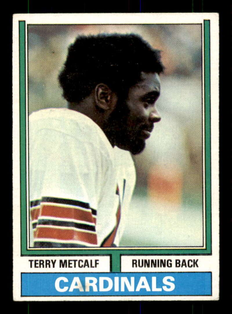 Terry Metcalf Rookie Card 1974 Topps #444 Image 1