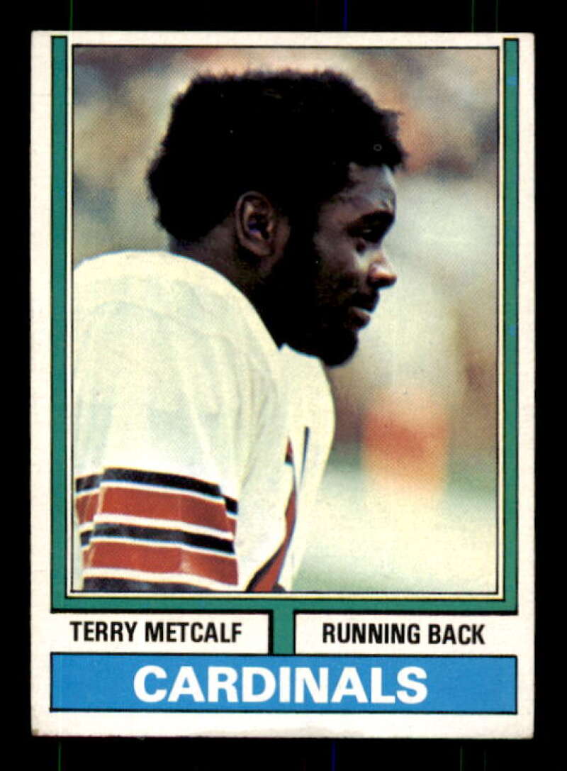 Terry Metcalf Rookie Card 1974 Topps #444 Image 1