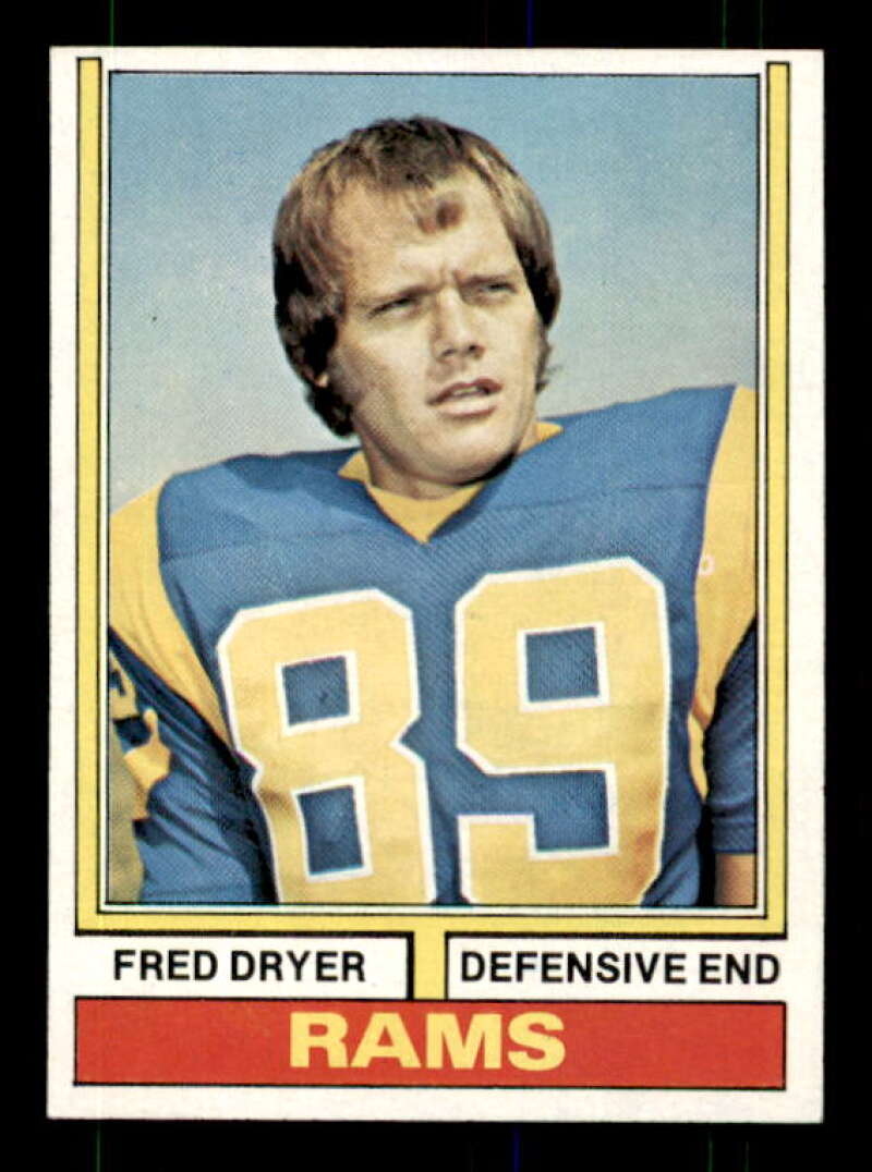 Fred Dryer Card 1974 Topps #471 Image 1