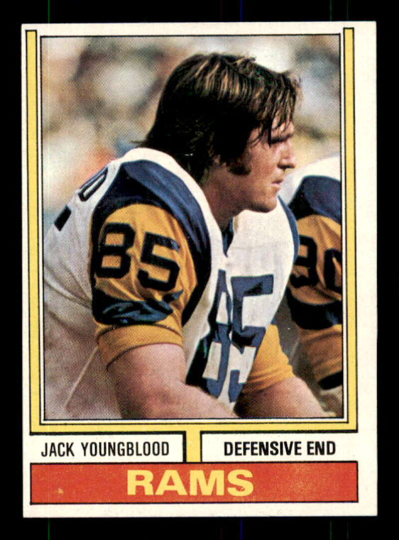 Jack Youngblood Card 1974 Topps #509 Image 1