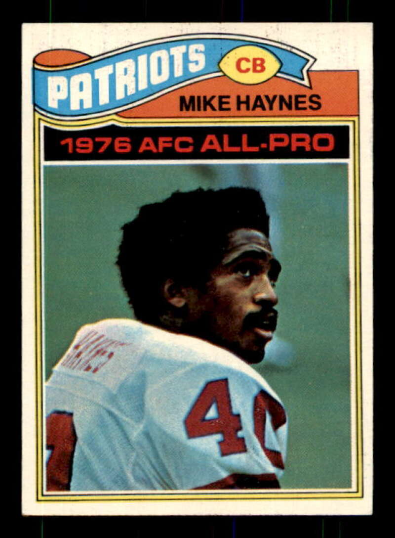 Mike Haynes Rookie Card 1977 Topps #50 Image 1