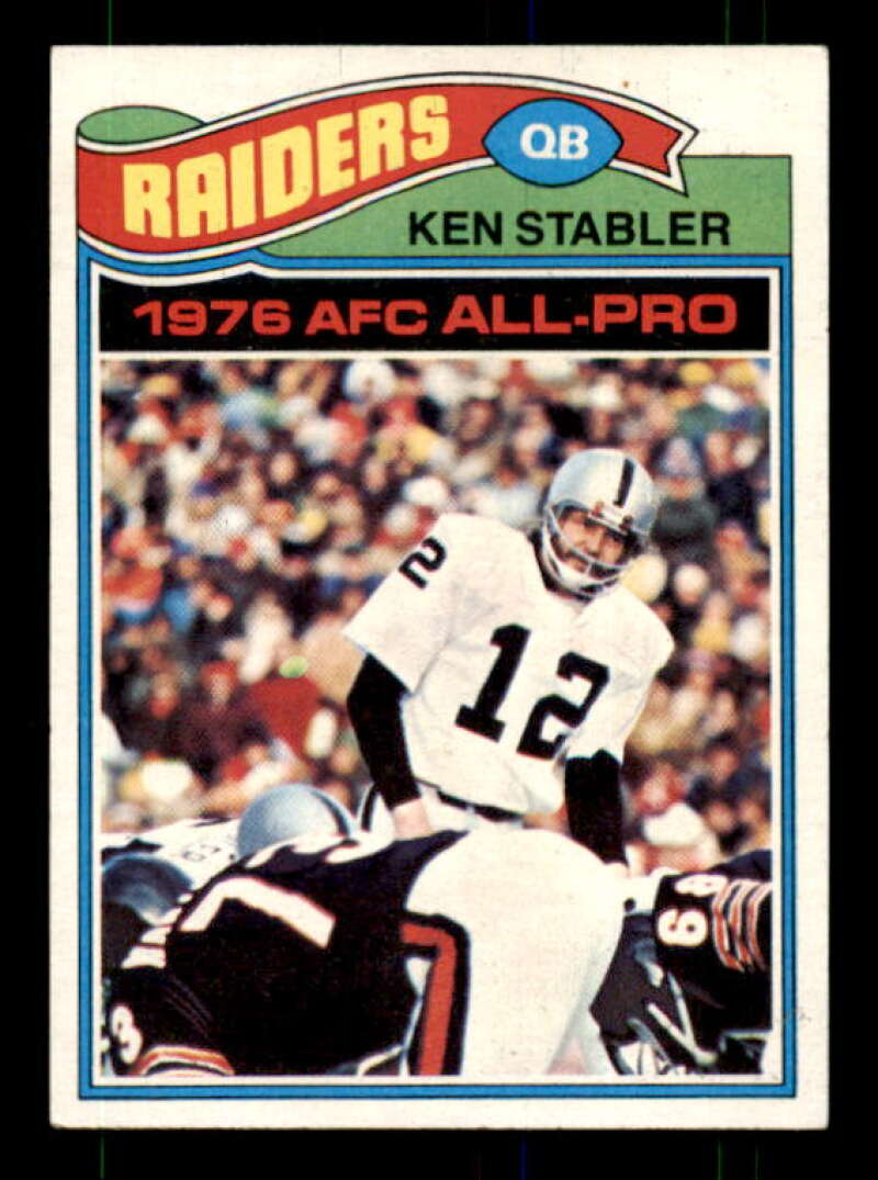 Ken Stabler AP Card 1977 Topps #110 Image 1