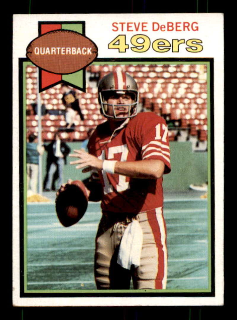 Steve DeBerg Rookie Card 1979 Topps Cream Colored Back #77 Image 1