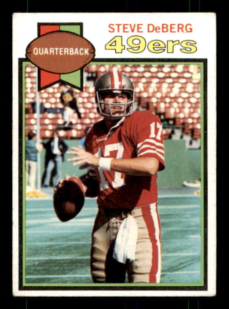 Steve DeBerg Rookie Card 1979 Topps Cream Colored Back #77 Image 1