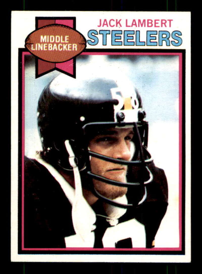 Jack Lambert Card 1979 Topps Cream Colored Back #475 Image 1