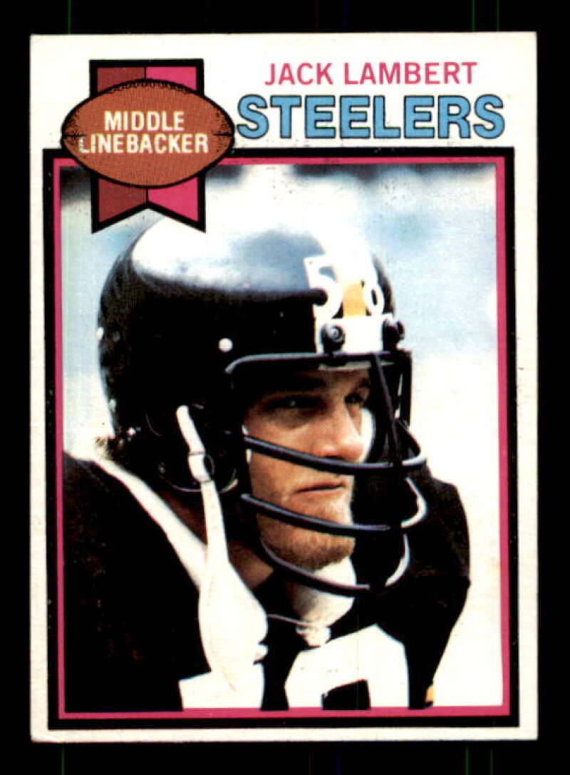 Jack Lambert Card 1979 Topps Cream Colored Back #475 Image 1