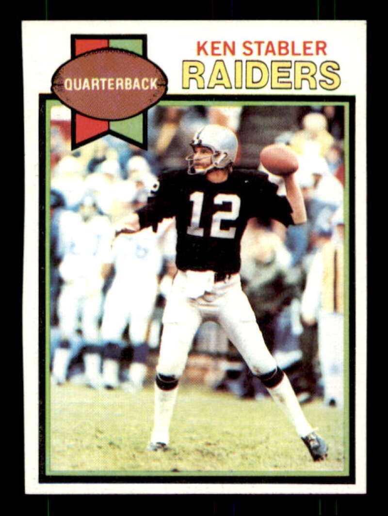 Ken Stabler Card 1979 Topps Cream Colored Back #520 Image 1