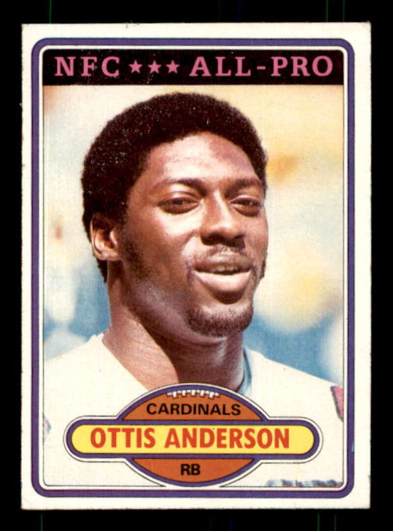 Ottis Anderson Rookie Card 1980 Topps #170 Image 1