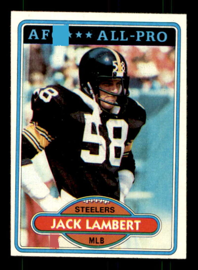 Jack Lambert AP Card 1980 Topps #280 Image 1