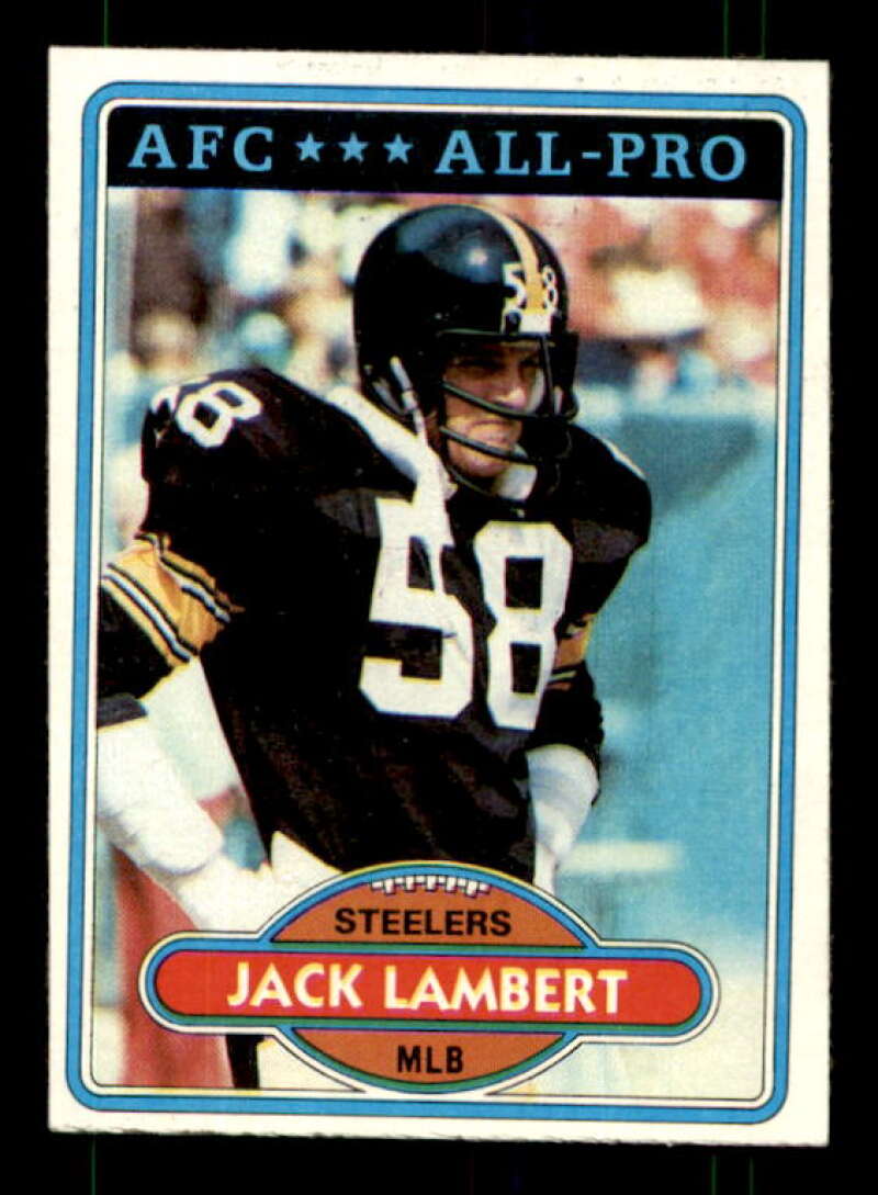 Jack Lambert AP Card 1980 Topps #280 Image 1