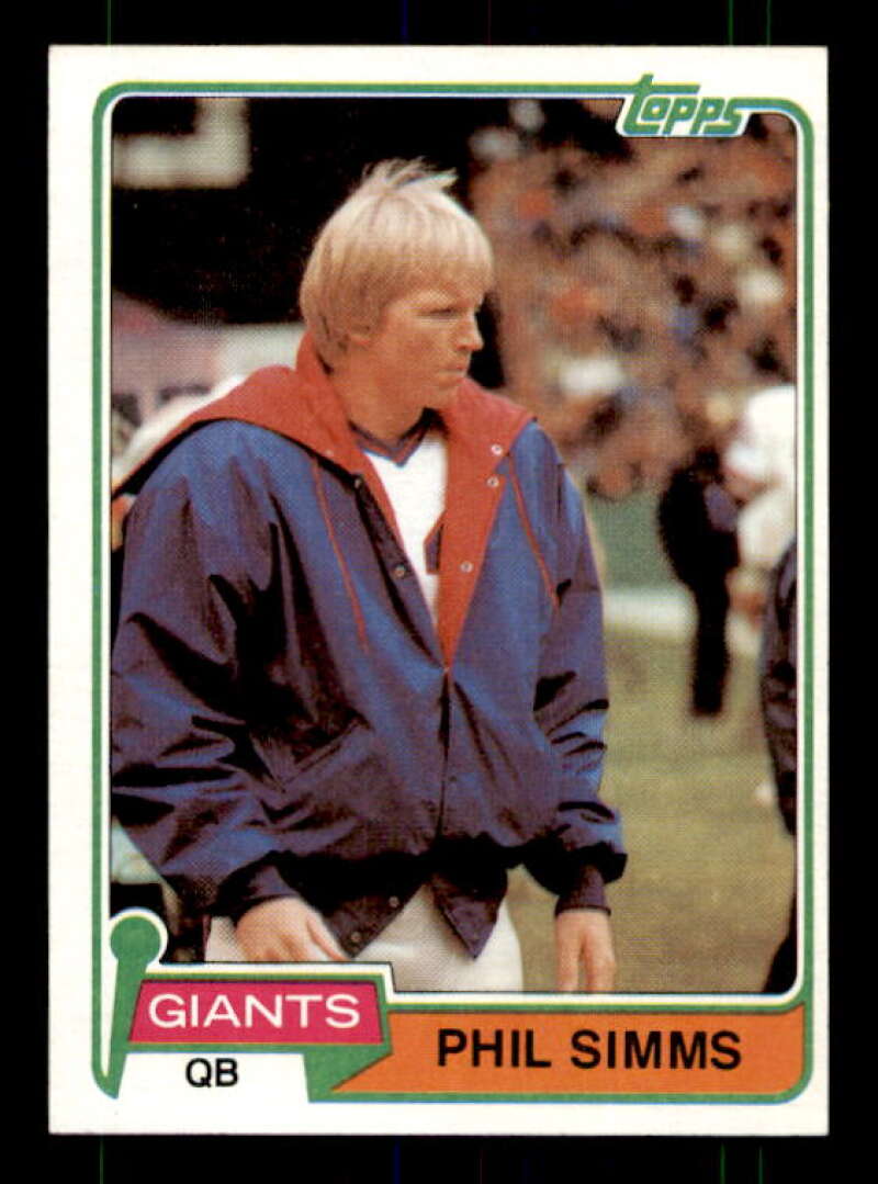 Phil Simms Card 1981 Topps #55 Image 1