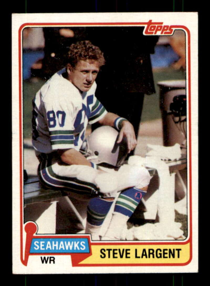 Steve Largent Card 1981 Topps #271 Image 1