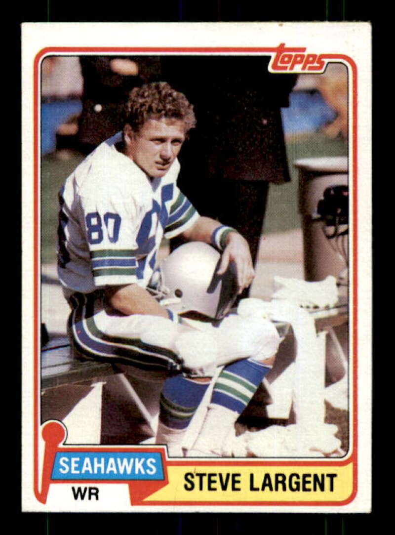 Steve Largent Card 1981 Topps #271 Image 1