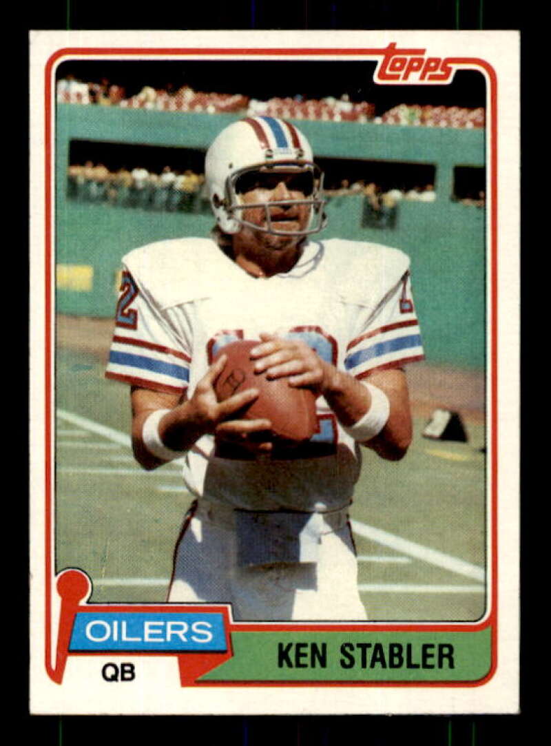 Ken Stabler Card 1981 Topps #405 Image 1