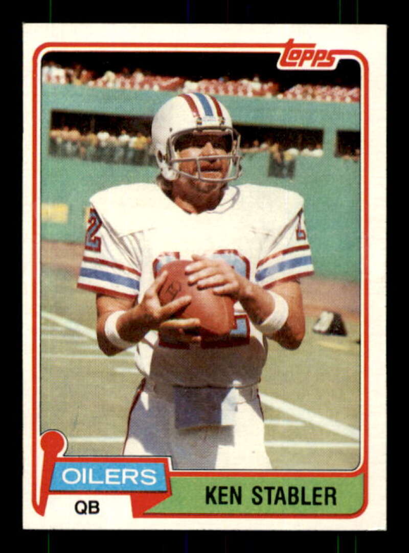 Ken Stabler Card 1981 Topps #405 Image 1