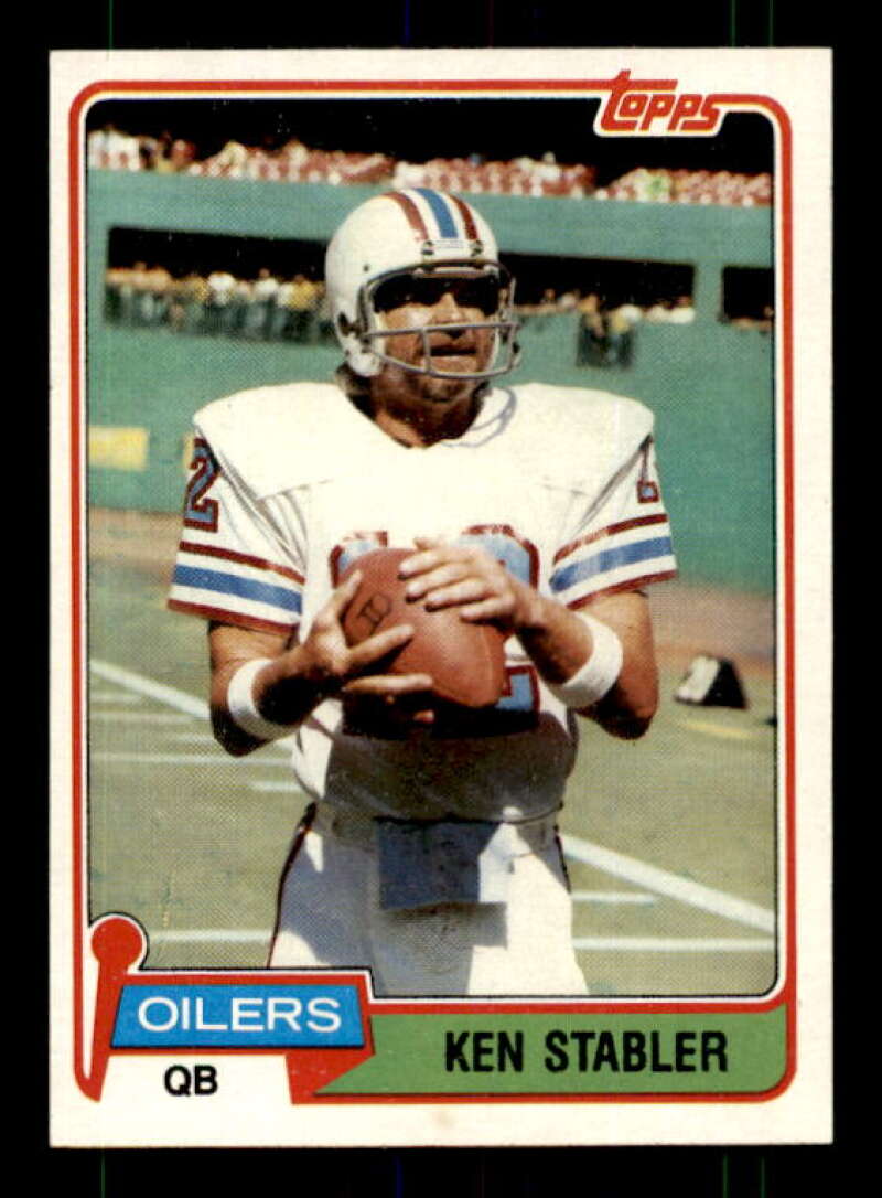 Ken Stabler Card 1981 Topps #405 Image 1