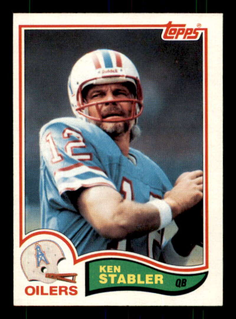 Ken Stabler Card 1982 Topps #105 Image 1