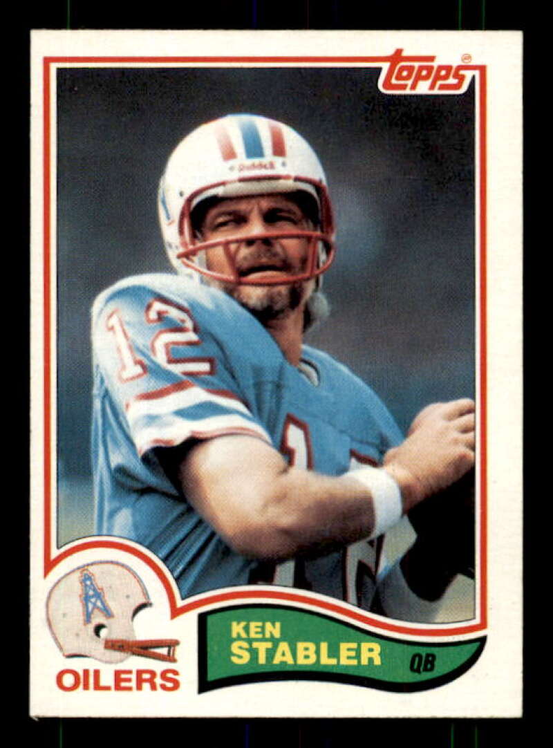 Ken Stabler Card 1982 Topps #105 Image 1