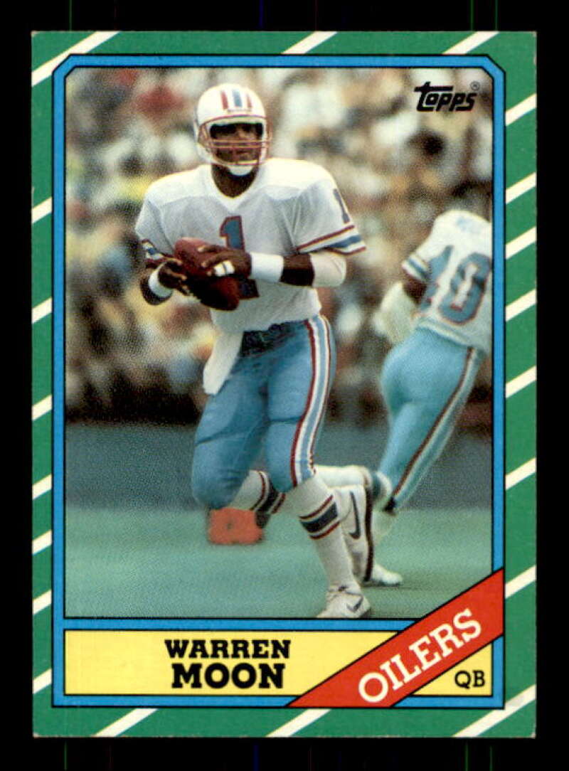 Warren Moon Card 1986 Topps #350 Image 1