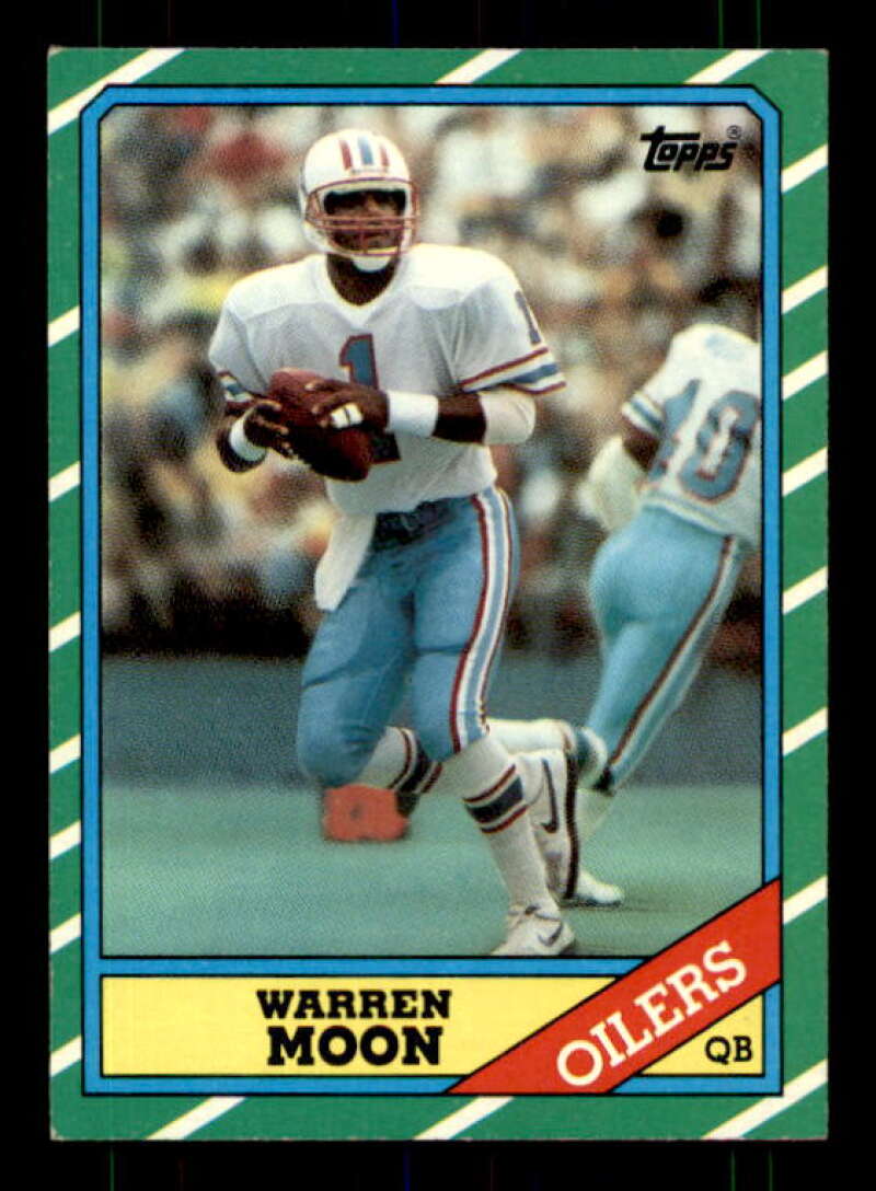 Warren Moon Card 1986 Topps #350 Image 1