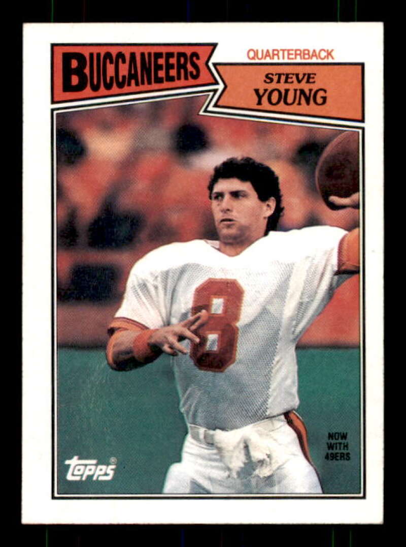 Steve Young Card 1987 Topps #384 Image 1