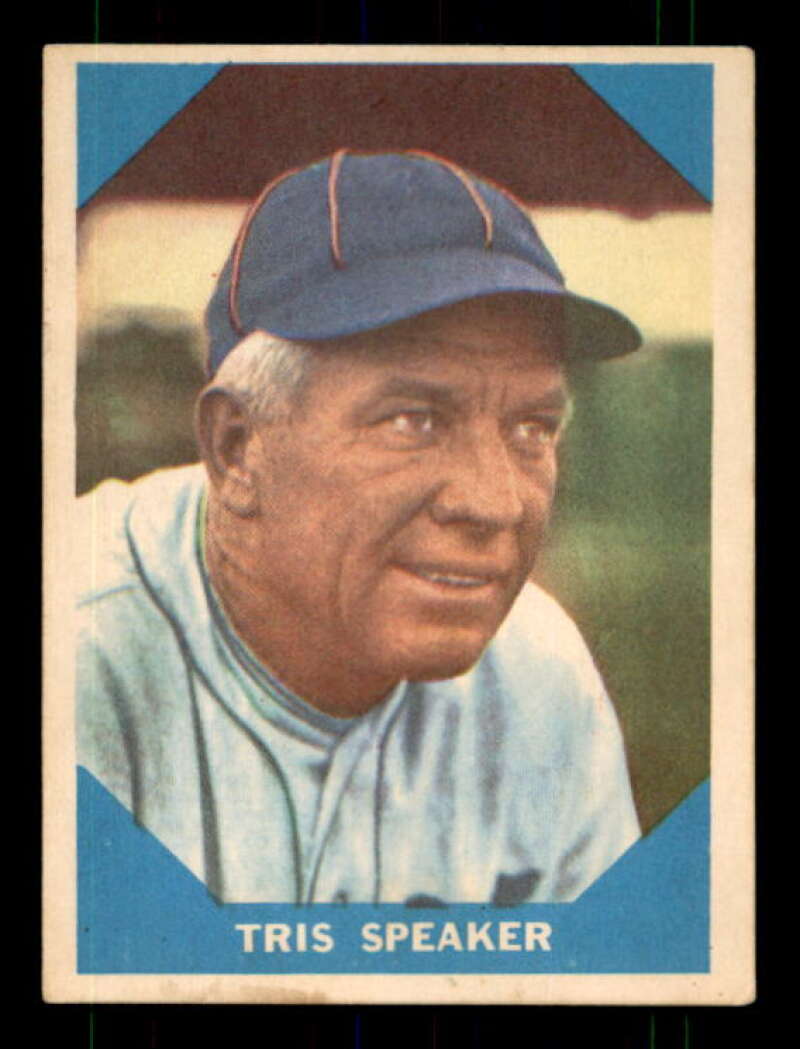 Tris Speaker Card 1960 Fleer #10 Image 1