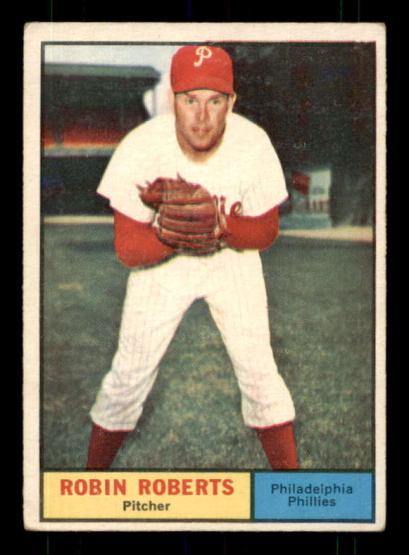 Robin Roberts Card 1961 Topps #20 Image 1