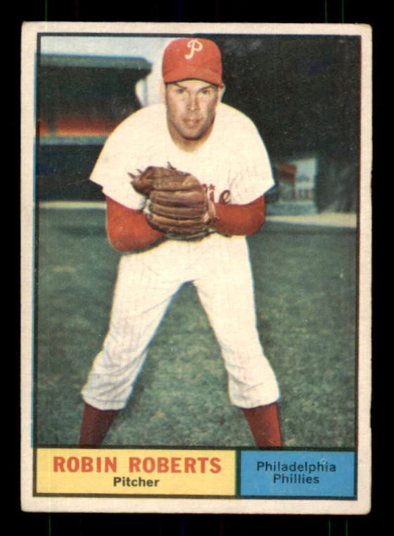 Robin Roberts Card 1961 Topps #20 Image 1