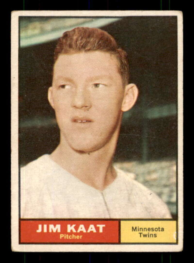 Jim Kaat Card 1961 Topps #63 Image 1