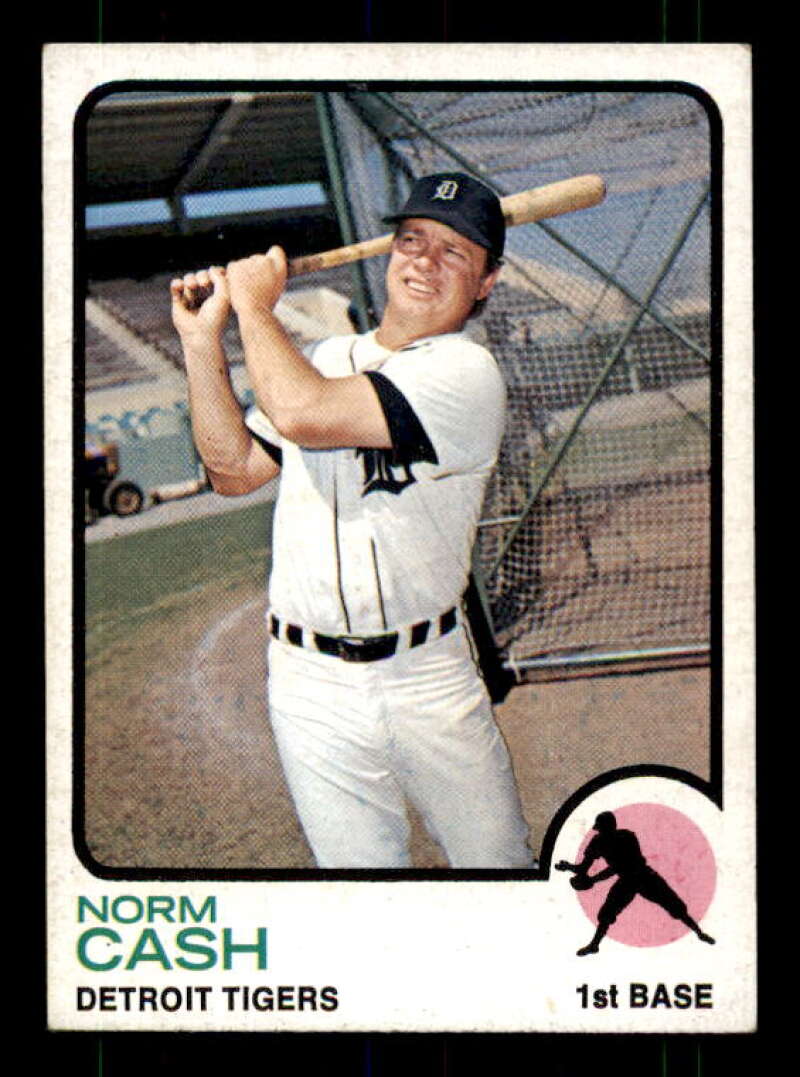 Norm Cash Card 1973 Topps #485 Image 1