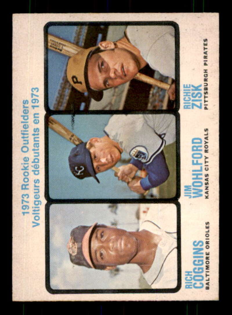 Rookie Outfielders/Rich Coggins /Jim Wohlford /Richie Zisk 1973 O-Pee-Chee #611 Image 1