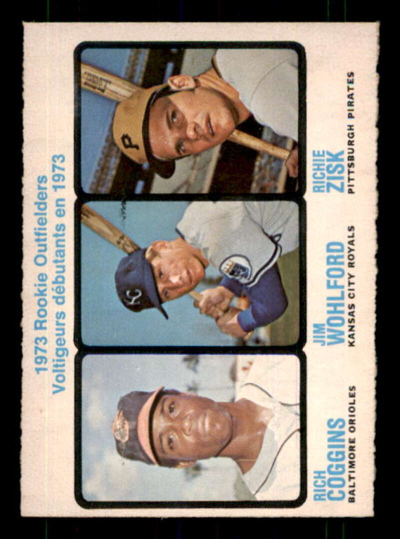 Rookie Outfielders/Rich Coggins /Jim Wohlford /Richie Zisk 1973 O-Pee-Chee #611 Image 1